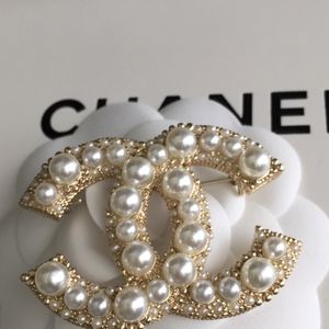 Authentic Chanel Pearl Brooch